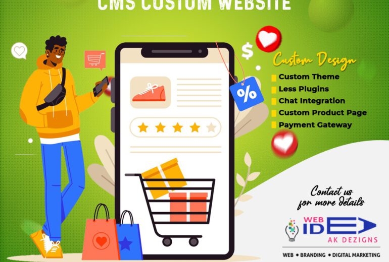 e-Commerce – CMS Custom Website