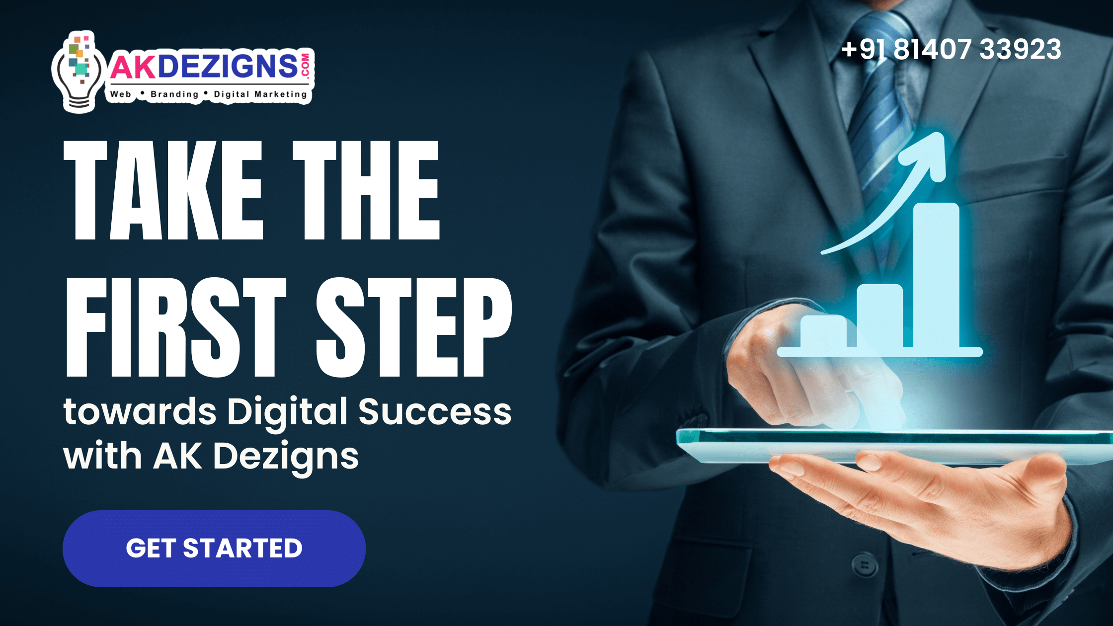 Take the First Step towards Digital Success with AK Dezigns