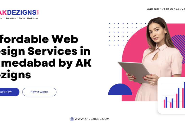 Affordable Web Design Services in Ahmedabad by AK Dezigns